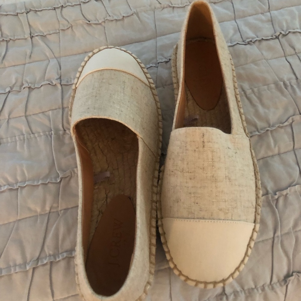 Espridrilles, never worn